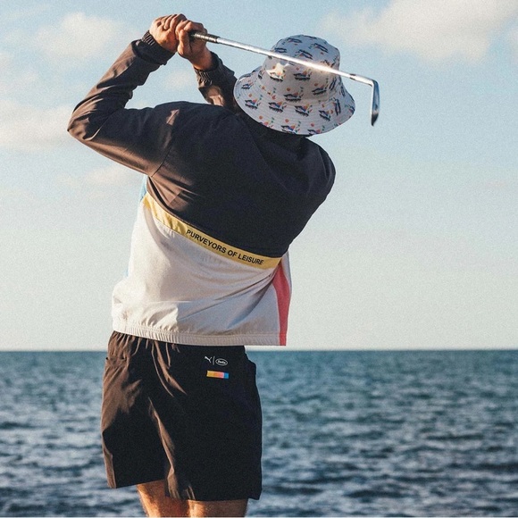 Puma Golf's 101 Vented 7'' Golf Short with Duvin collab  Size M vacation - Picture 5 of 11